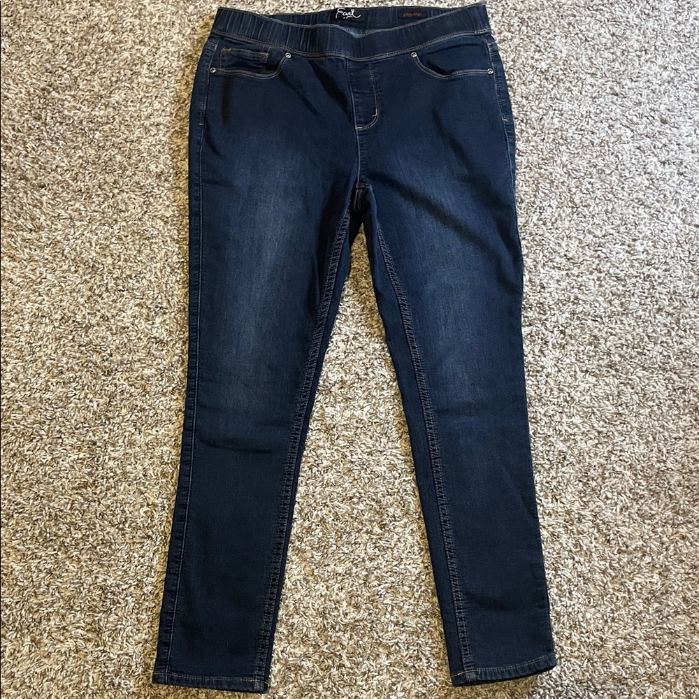 Dark Blue Dark Wash Skinny fit jeggings Jeans